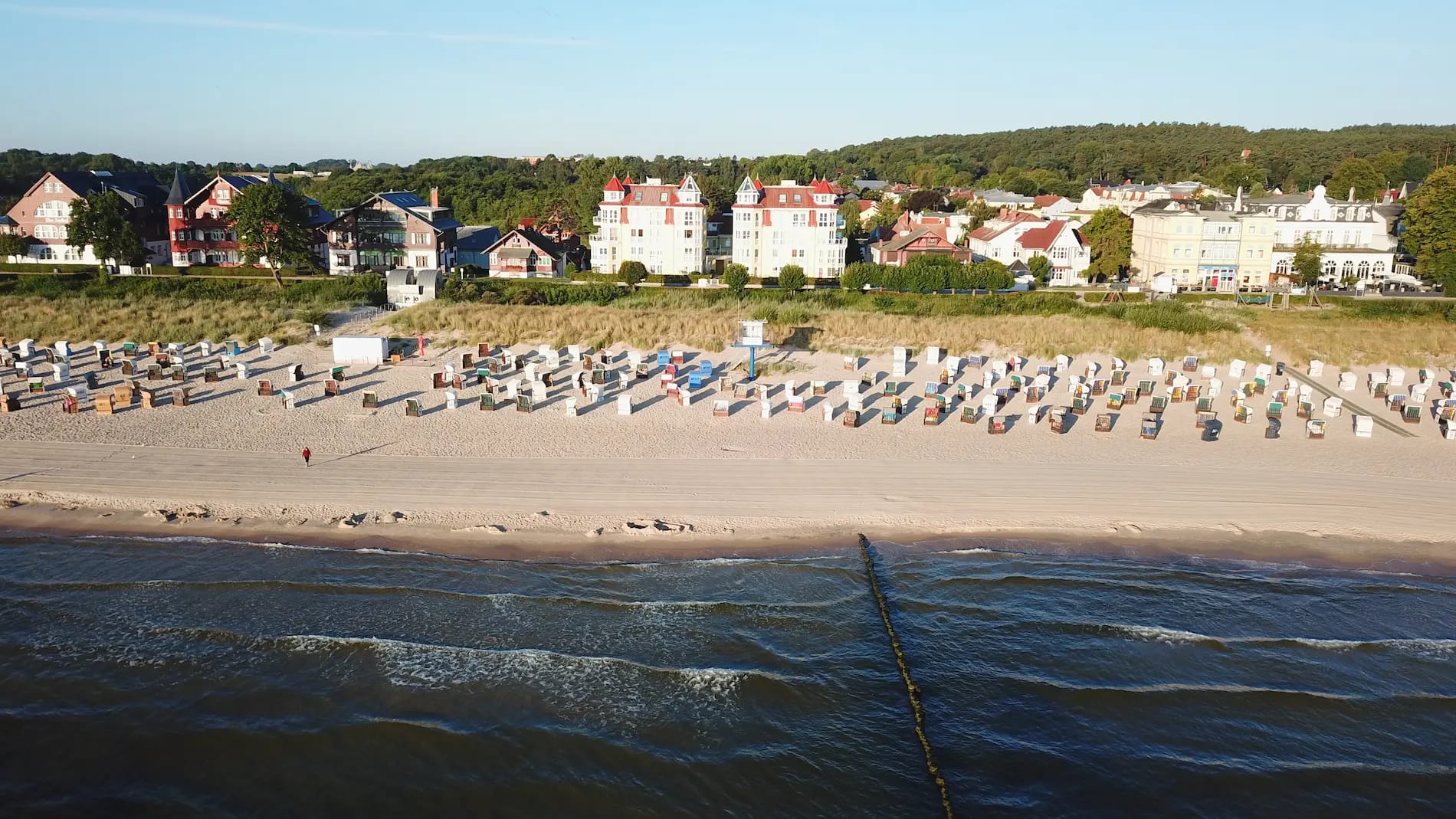Dünenresidenz Bansin mit Blick auf Strand und Ostsee