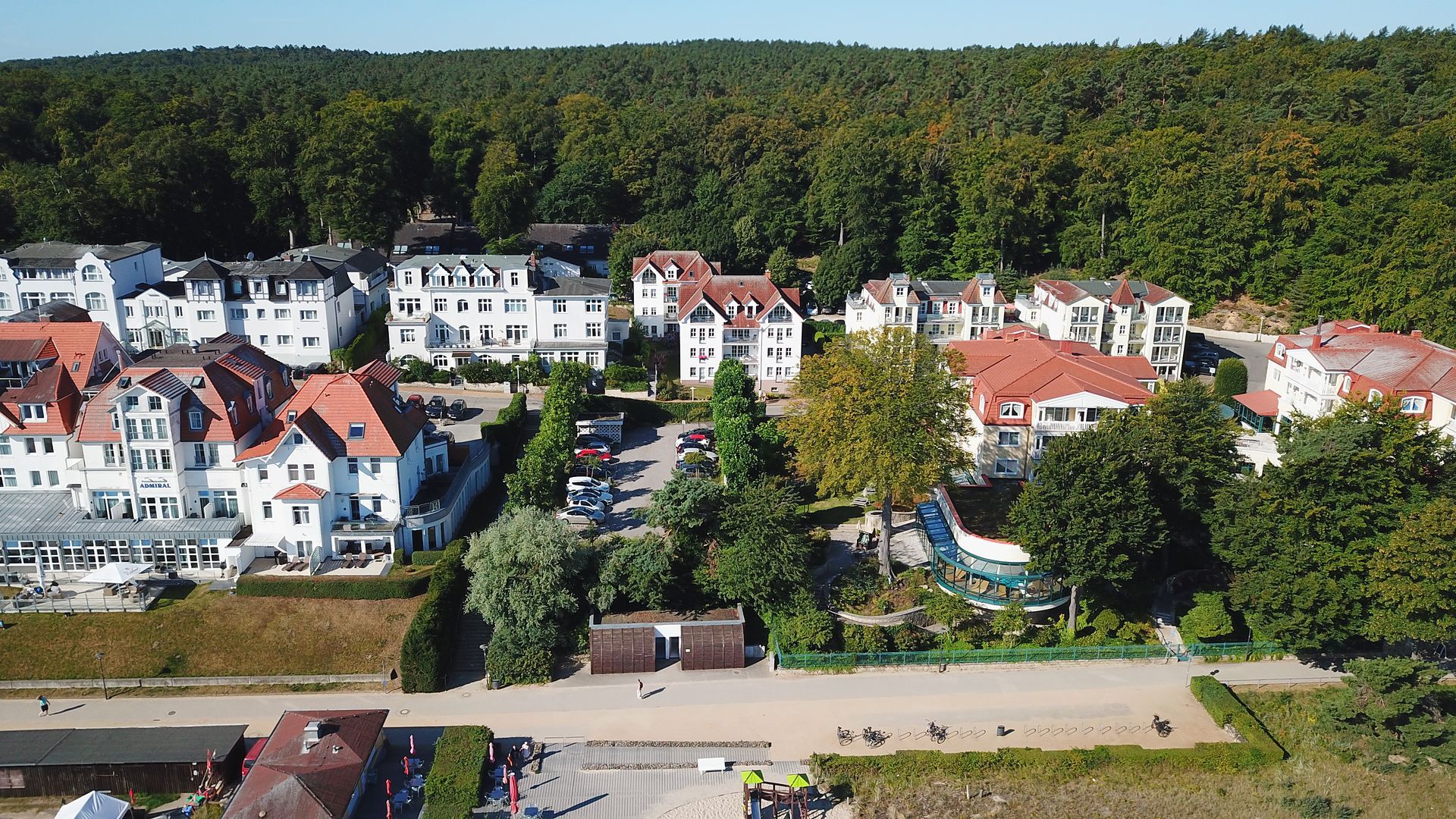 Haus Rolandseck Bansin: Lage im Seebad Bansin auf Usedom