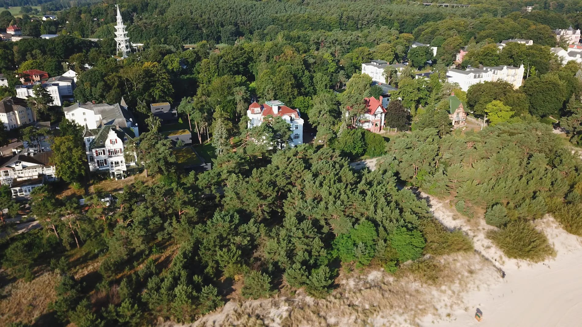 Pineblue Villas Heringsdorf: Lage in der Puschkinstraße
