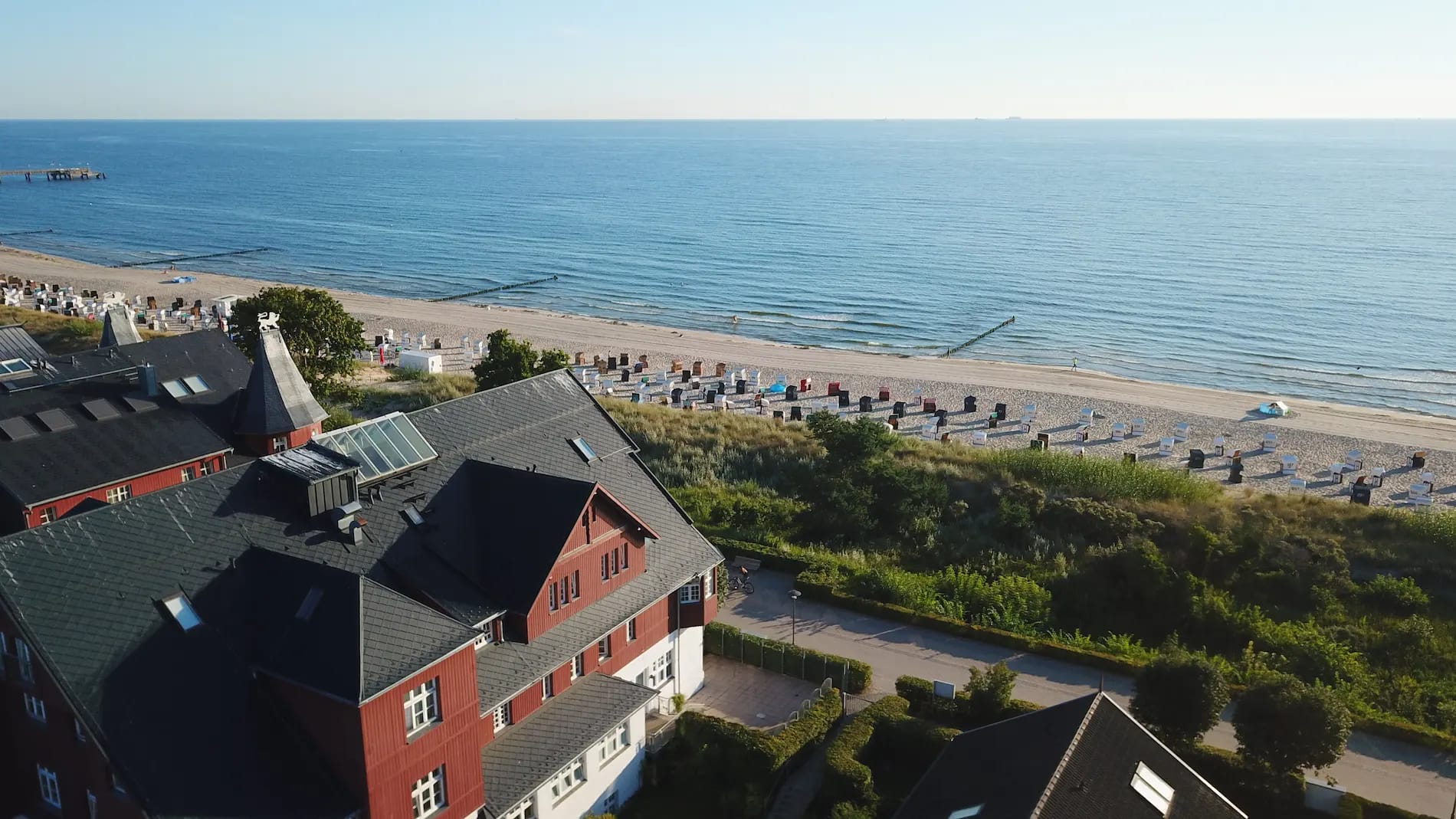 Seehof Bansin: Blick aufs Meer