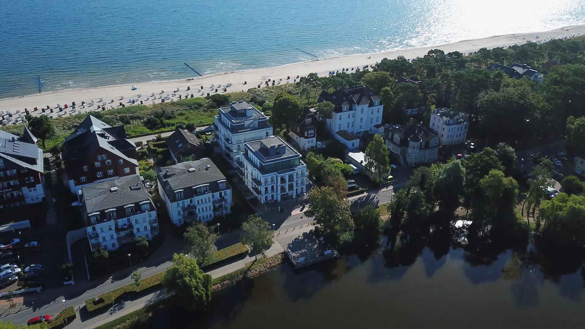 Strandresidenzen Bansin: Blick aufs Meer