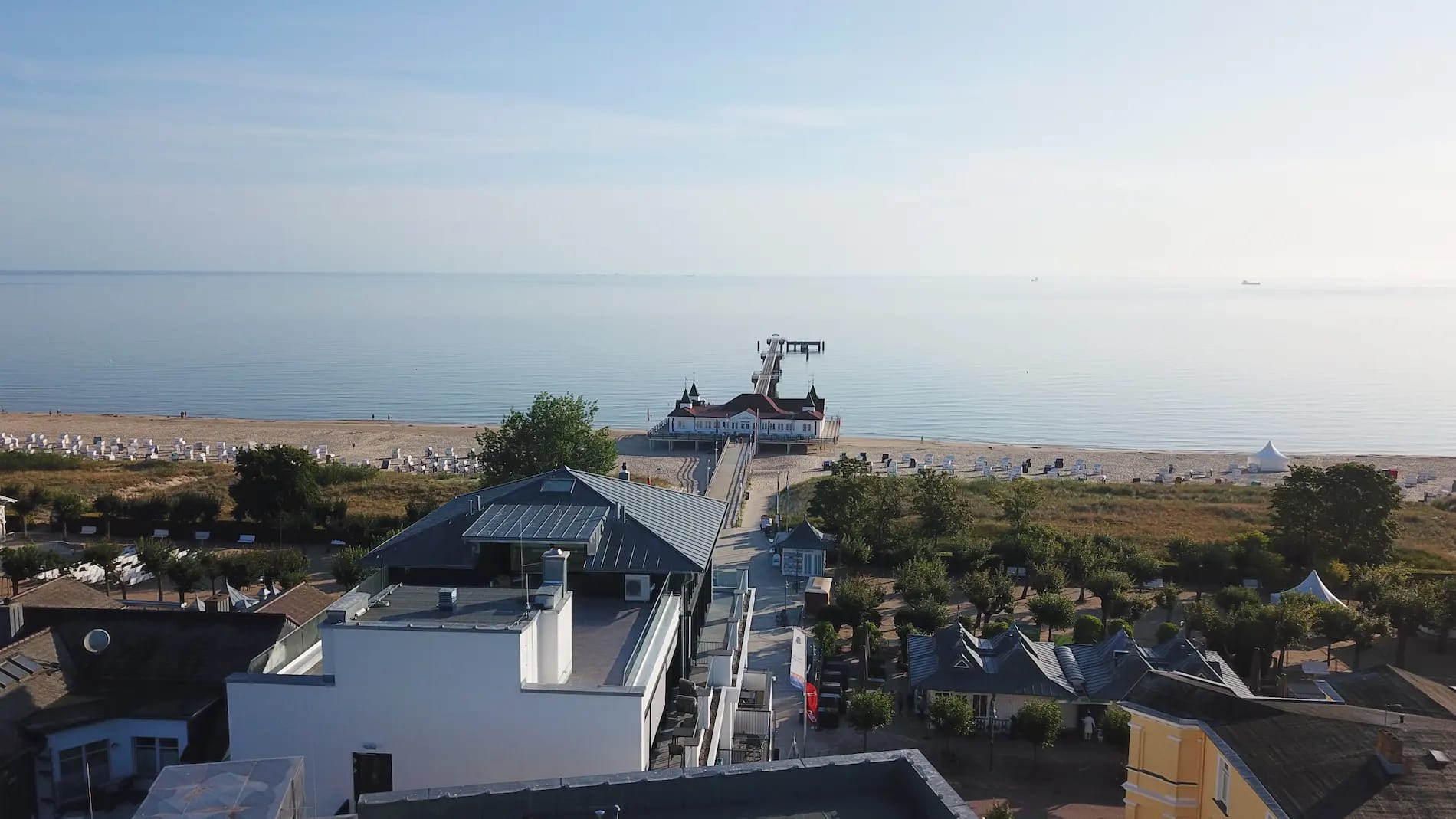 Strandterrasse Ahlbeck: Lage direkt an der Promenade