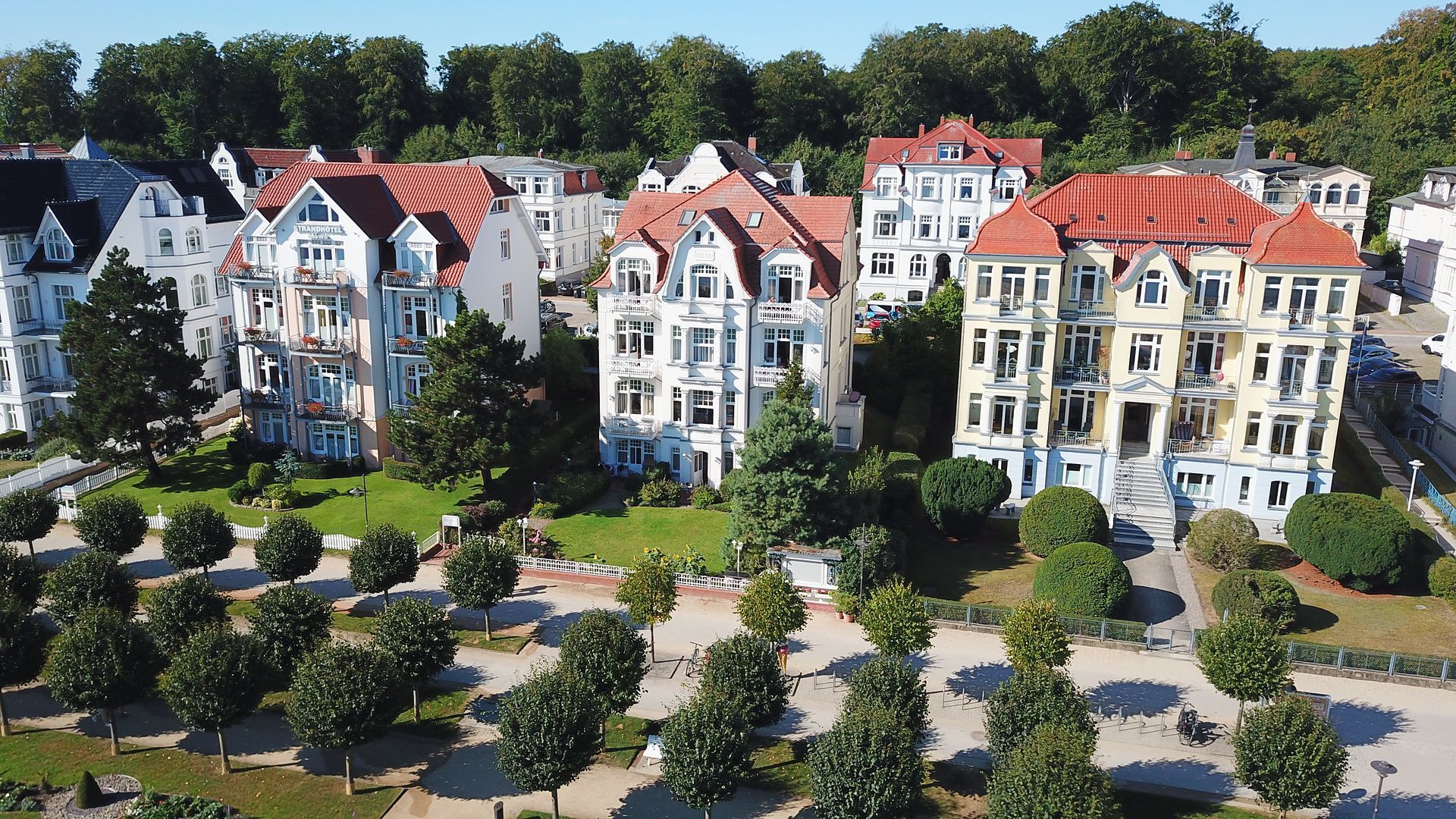 Villa Dora Bansin: Blick über Dünen und Strand von Bansin