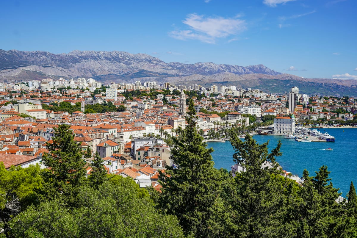 Split an der kroatischen Adria