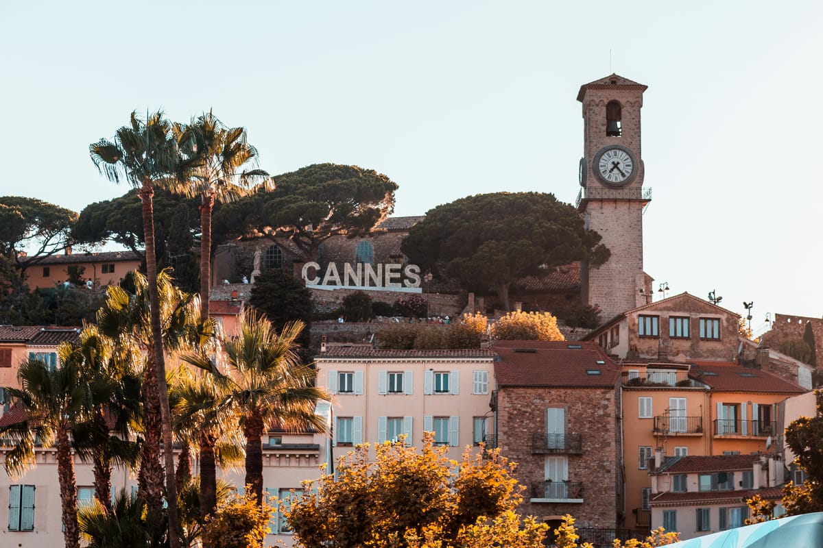 Cannes an der Côte d'Azur