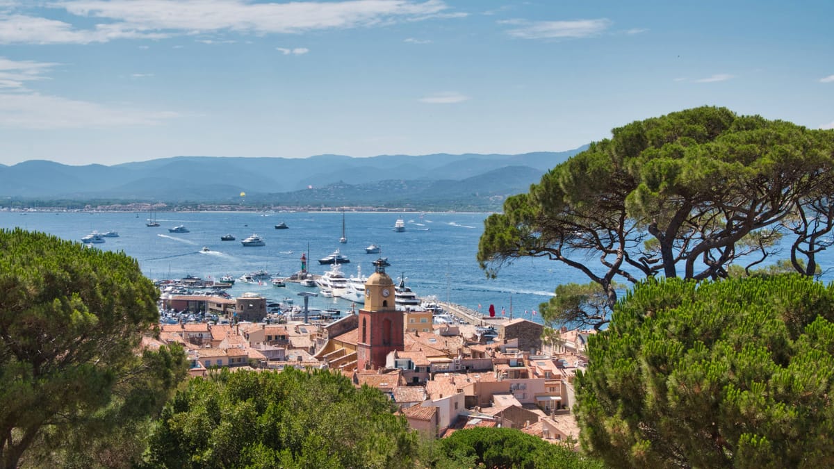 Saint-Tropez an der Côte d'Azur